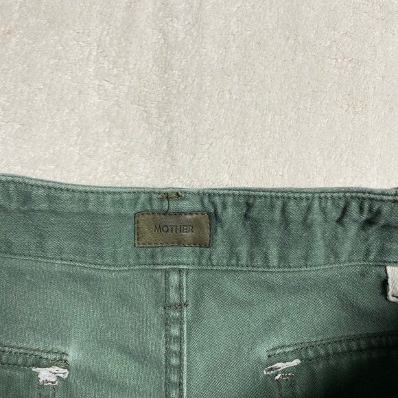Mother Womens The Patch Pocket Private Ankle Pants Size 27 Roger That Green - Picture 6 of 14